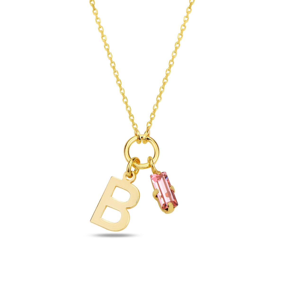 Alphera Pink Harf Kolye