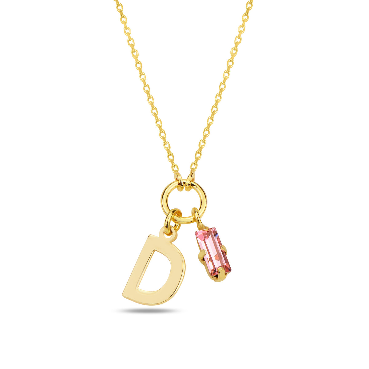Alphera Pink Harf Kolye
