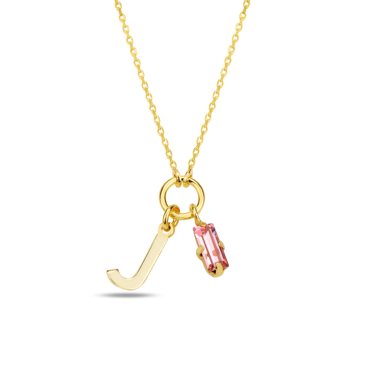 Alphera Pink Harf Kolye