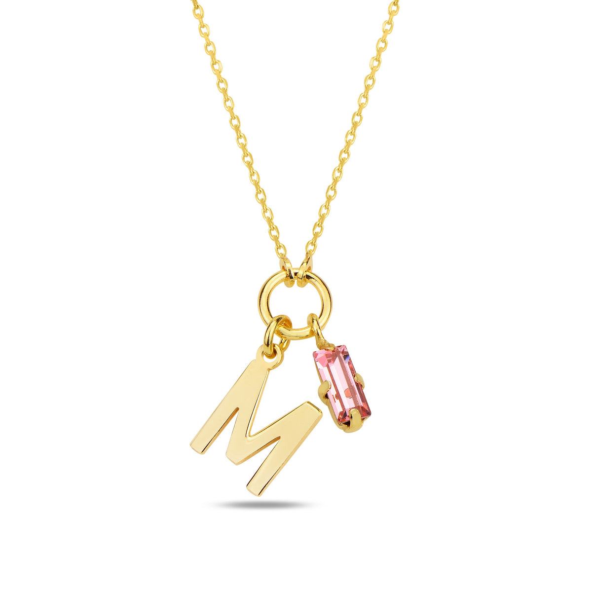 Alphera Pink Harf Kolye