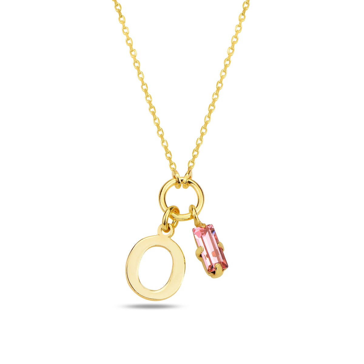 Alphera Pink Harf Kolye
