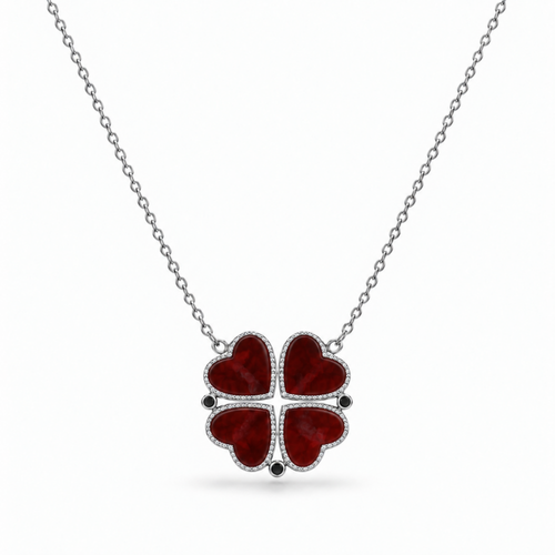 Clovia Red Kolye