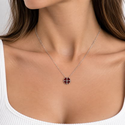 Clovia Red Kolye