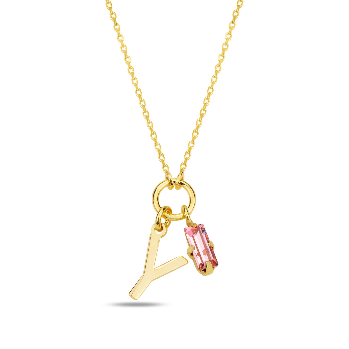 Alphera Pink Harf Kolye