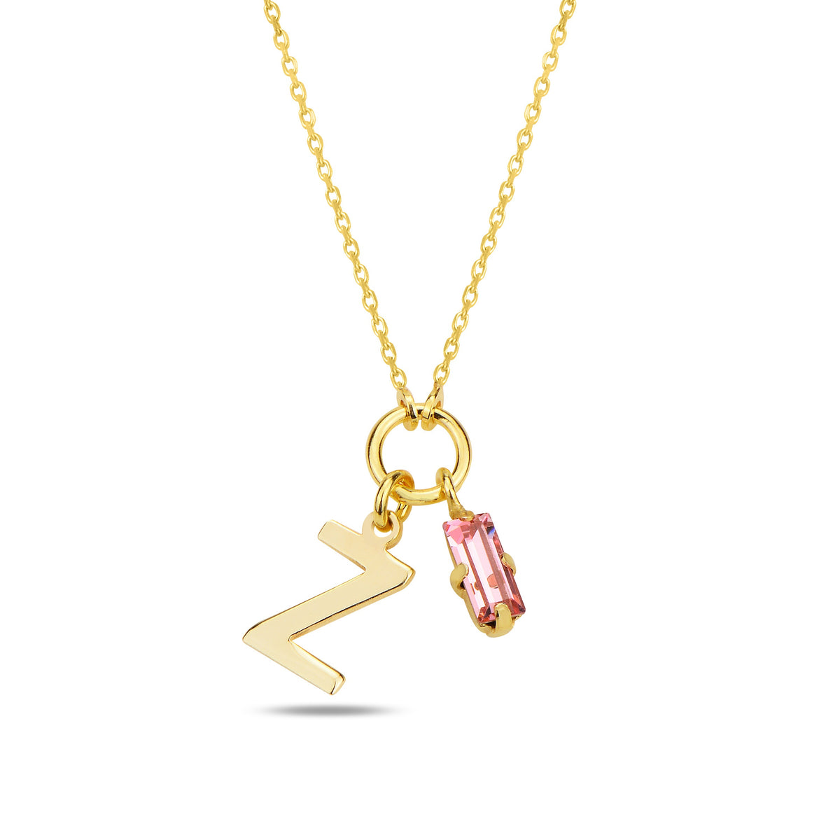 Alphera Pink Harf Kolye